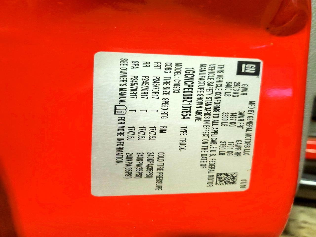 2011 Chevrolet Silverado C1500