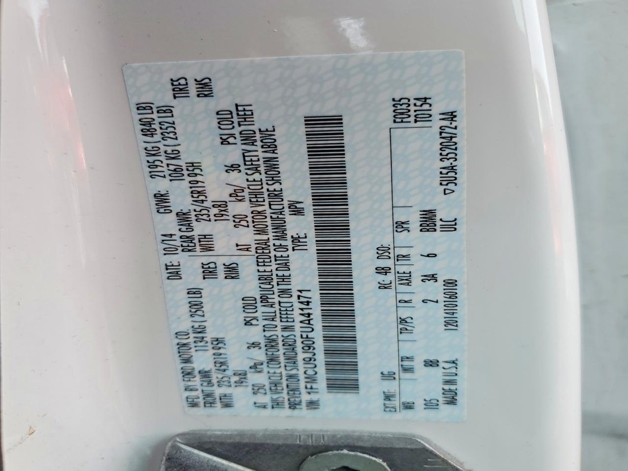 2015 Ford Escape Titanium