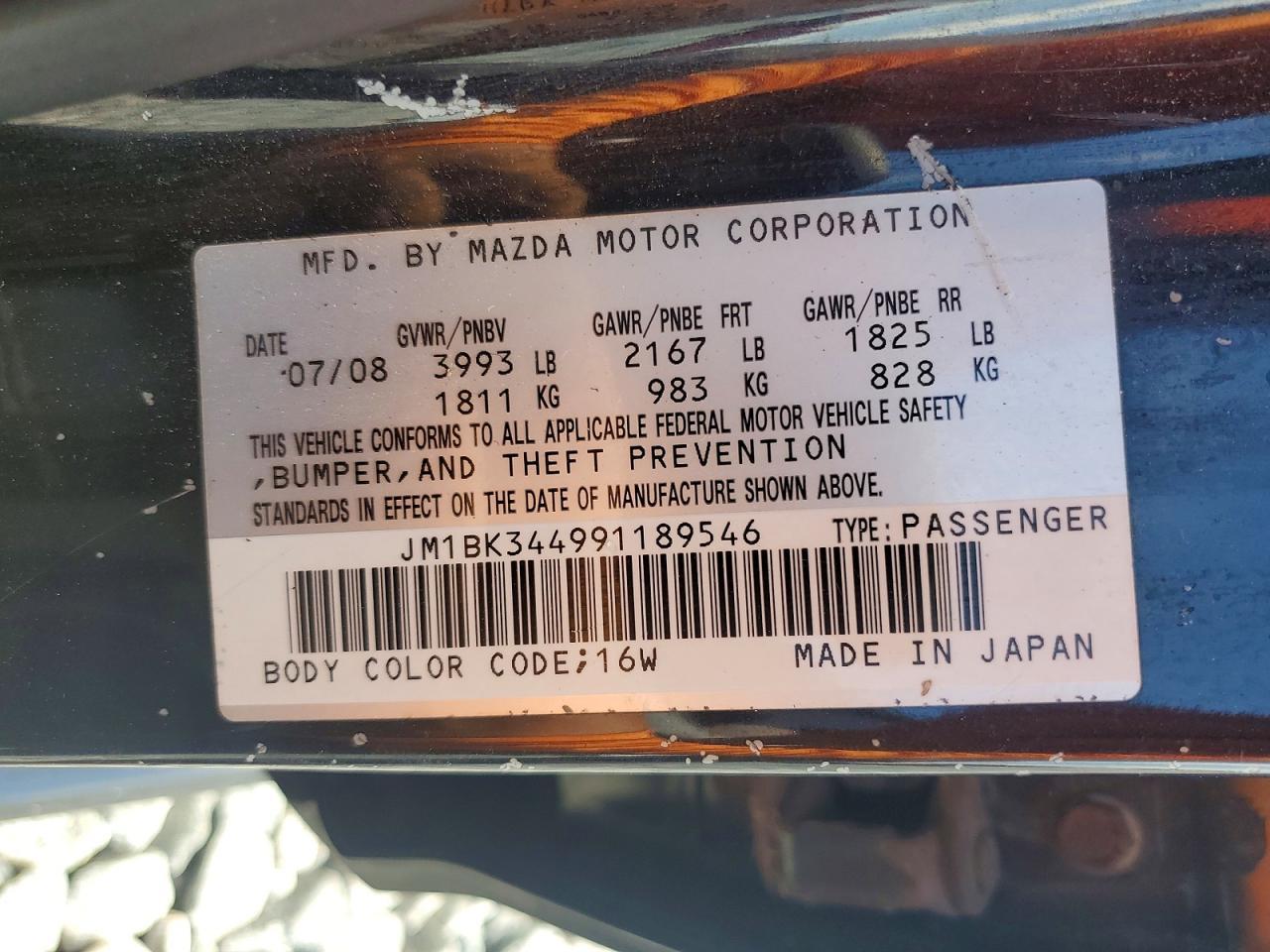 2009 Mazda 3 S