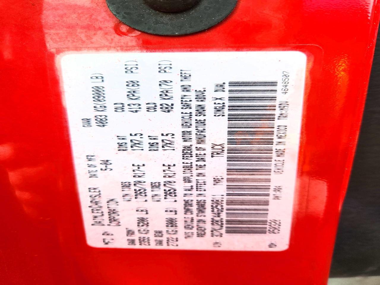 2004 Dodge RAM 2500 ST