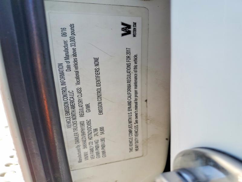 2017 Western Star Conventional 4900SA