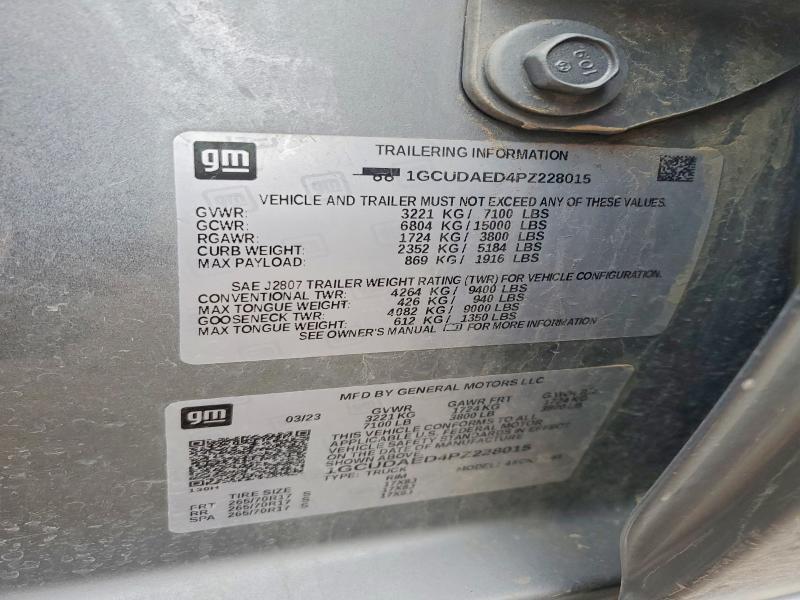 2023 Chevrolet Silverado  1500 W/T 4WD 5.3L V8