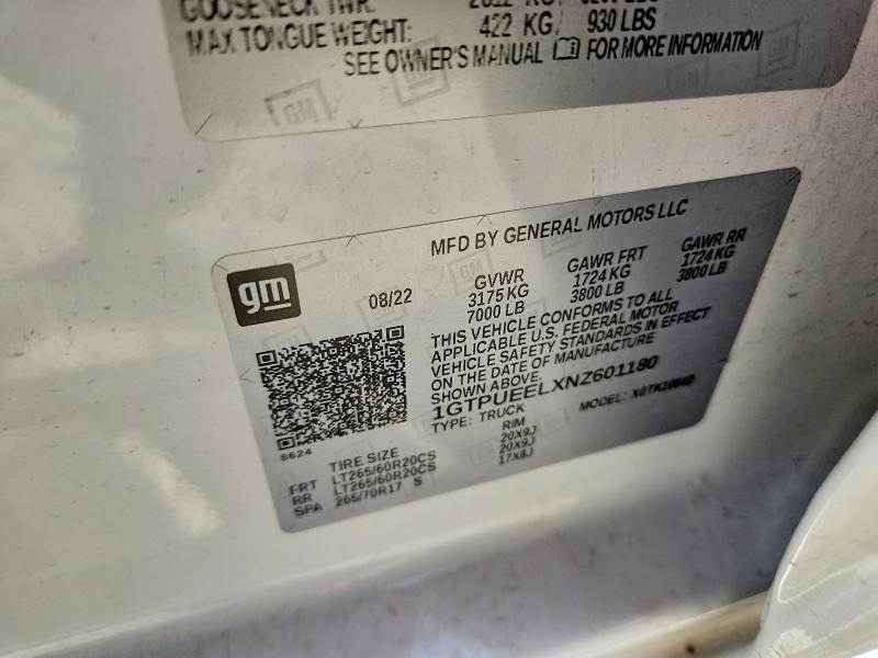2022 GMC Sierra K1500 AT4