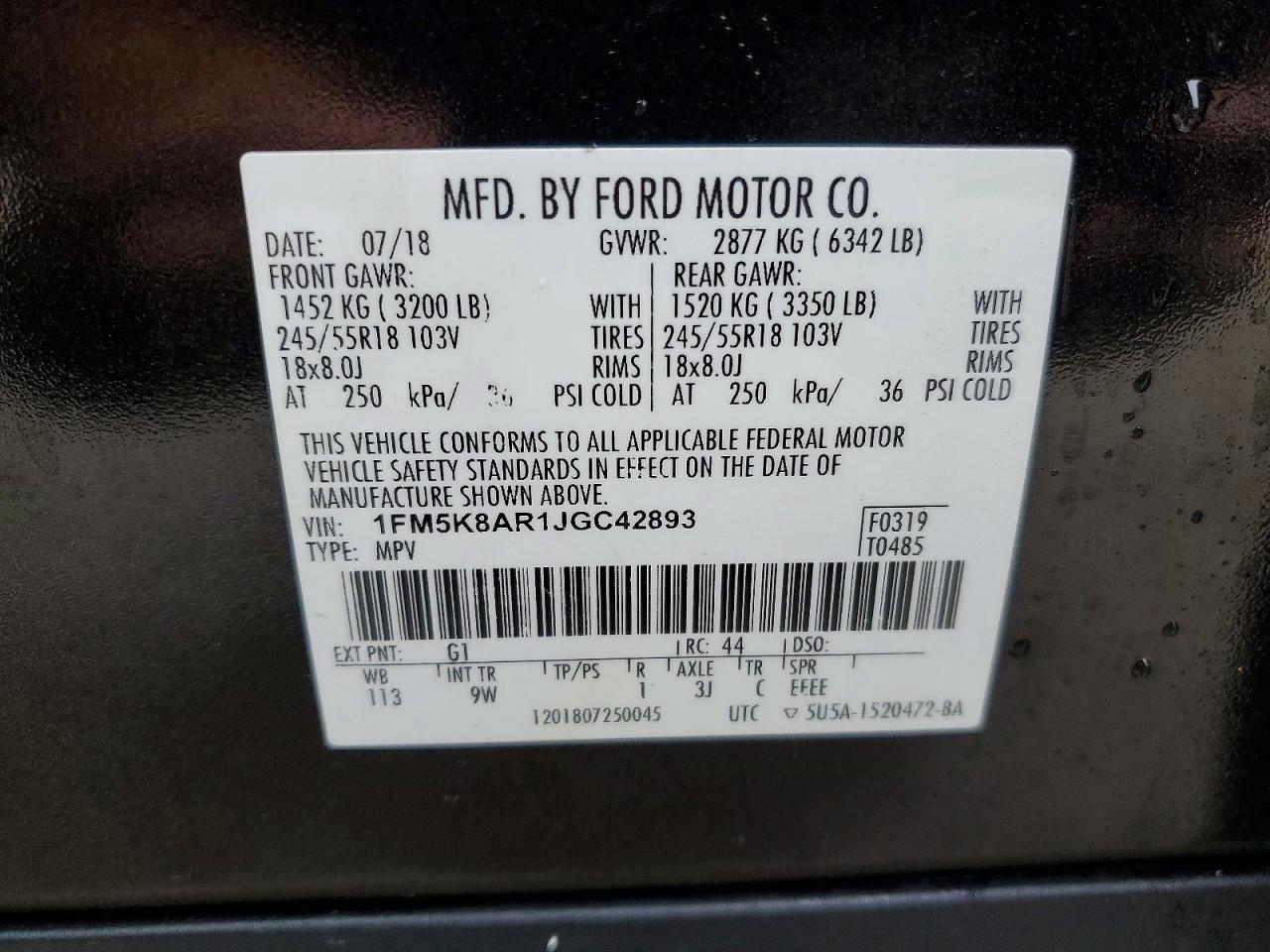 2018 Ford Explorer Police Interceptor