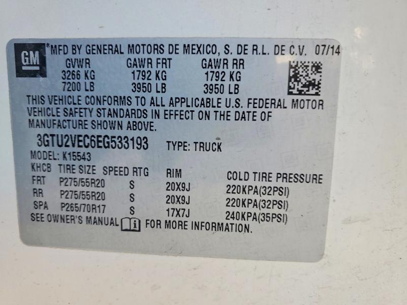 2014 GMC Sierra K1500 SLT