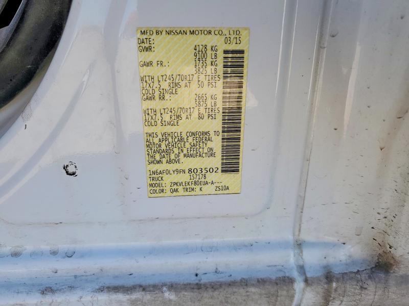 2015 Nissan NV Delivery Van