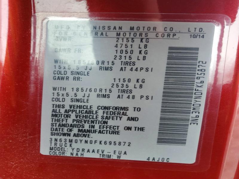 2015 Chevrolet City Express ls