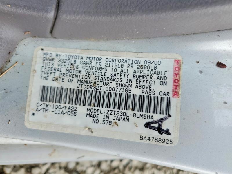 2001 Toyota Celica gt