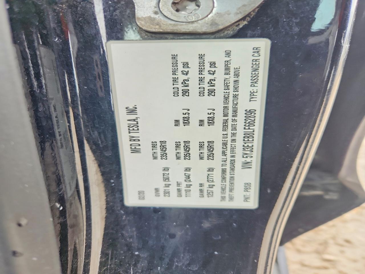 2020 Tesla Model 3