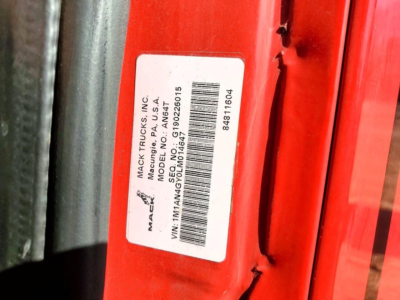 2020 Mack Anthem Semi Truck
