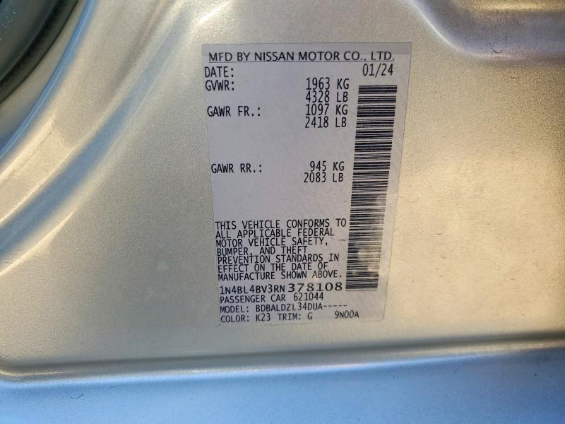 2024 Nissan Altima 2.5 s