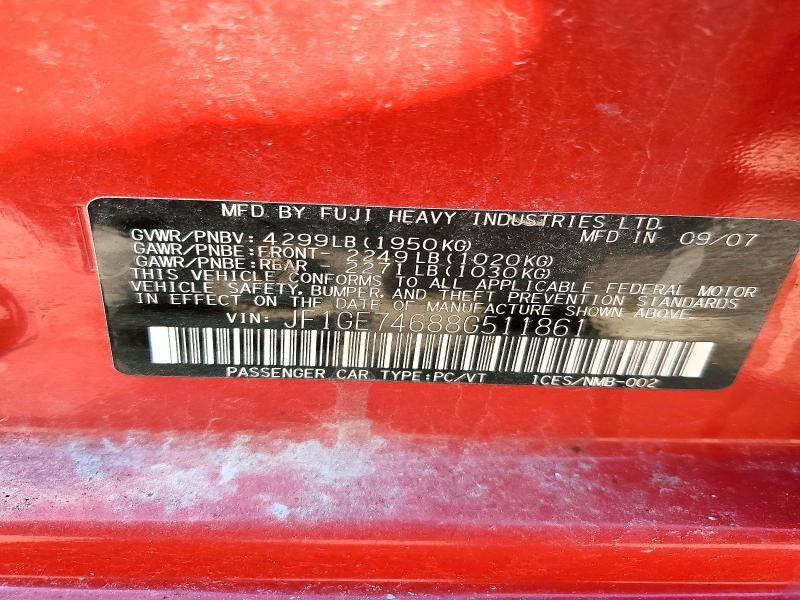 2008 Suzuki Impreza wrx