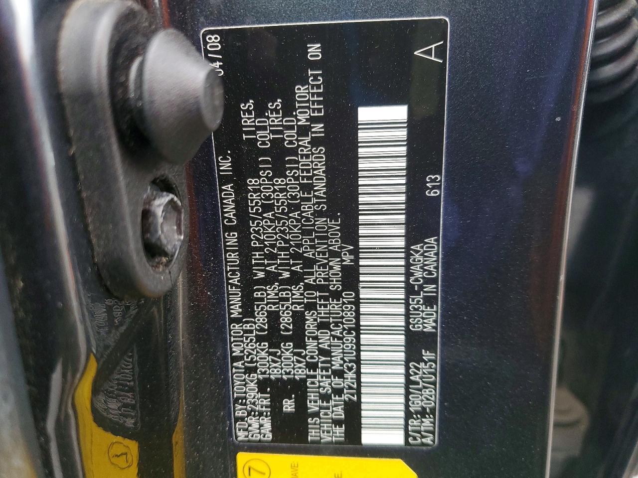2009 Lexus Rx 350 Base