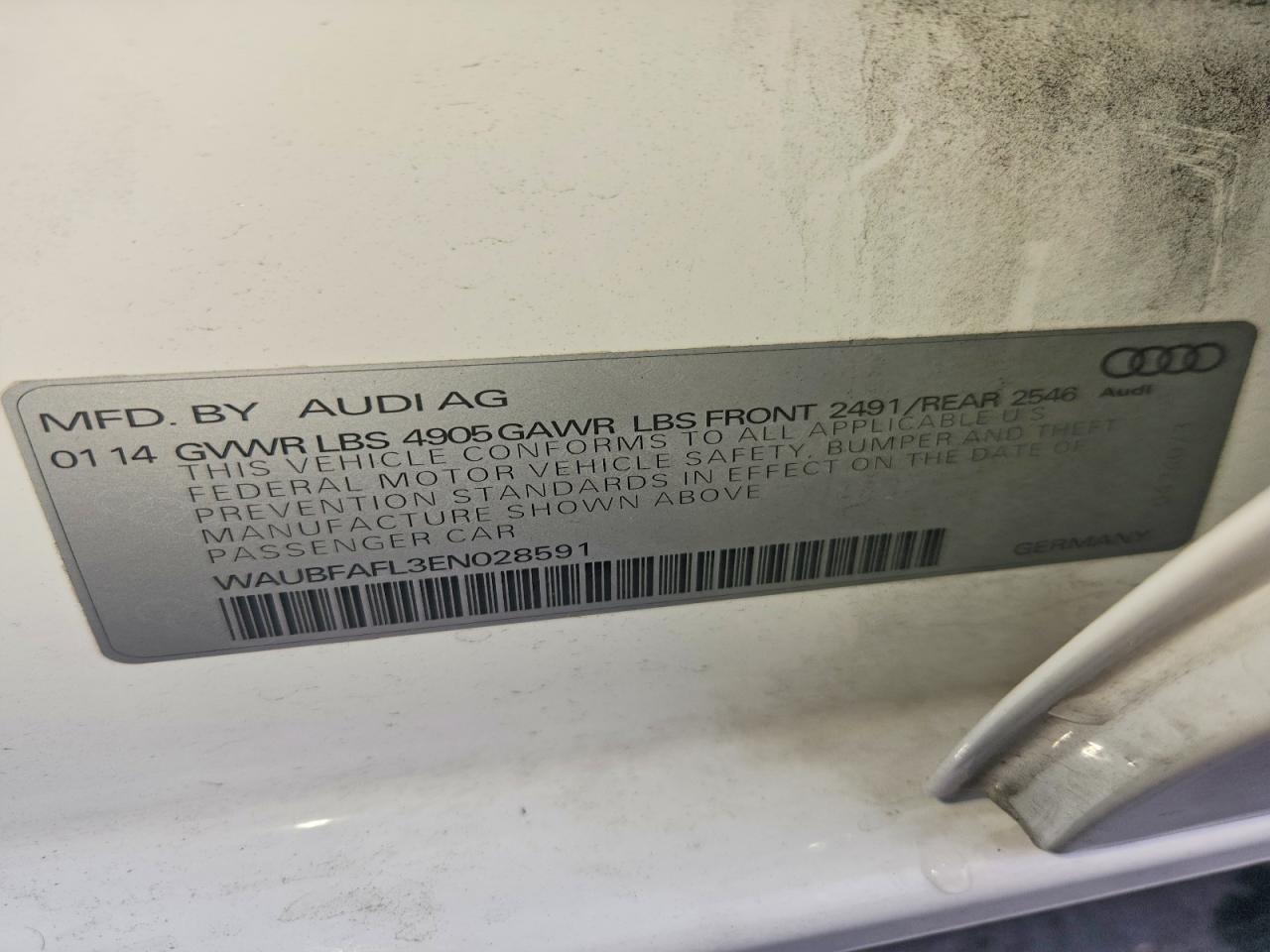 2014 Audi A4 Premium