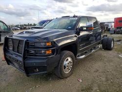 Salvage trucks for sale at Houston, TX auction: 2019 Chevrolet Silverado K3500 LTZ
