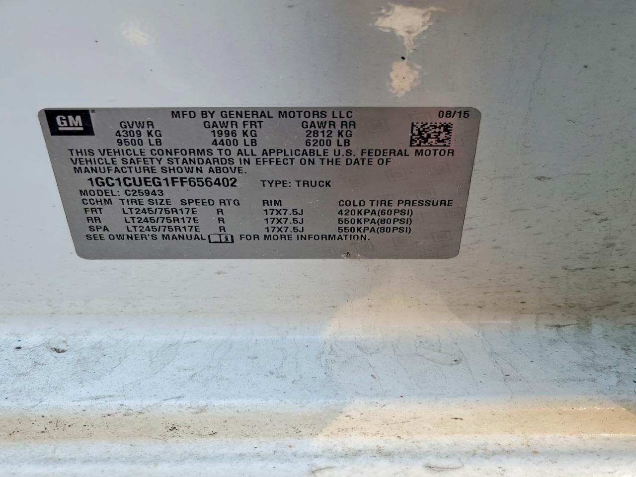 2015 Chevrolet Silverado C2500 Heavy Duty