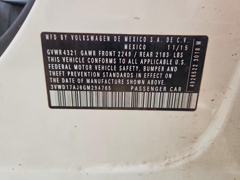 2016 Volkswagen Jetta Sport