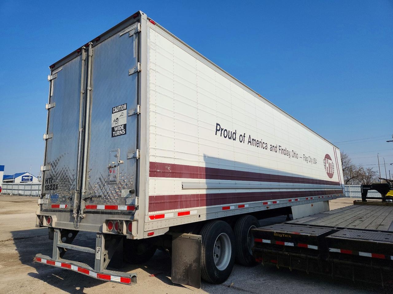 2014 Cimc 1RBR5305 Refrigerated Van Trailer