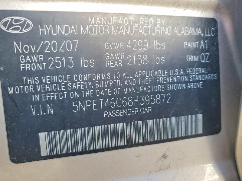 2008 Hyundai Sonata gls