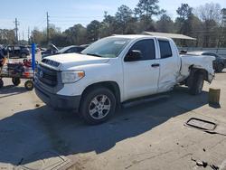 Salvage cars for sale from Copart Savannah, GA: 2016 Toyota Tundra SR
