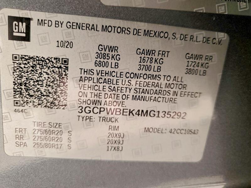 2021 Chevrolet Silverado C1500 Custom
