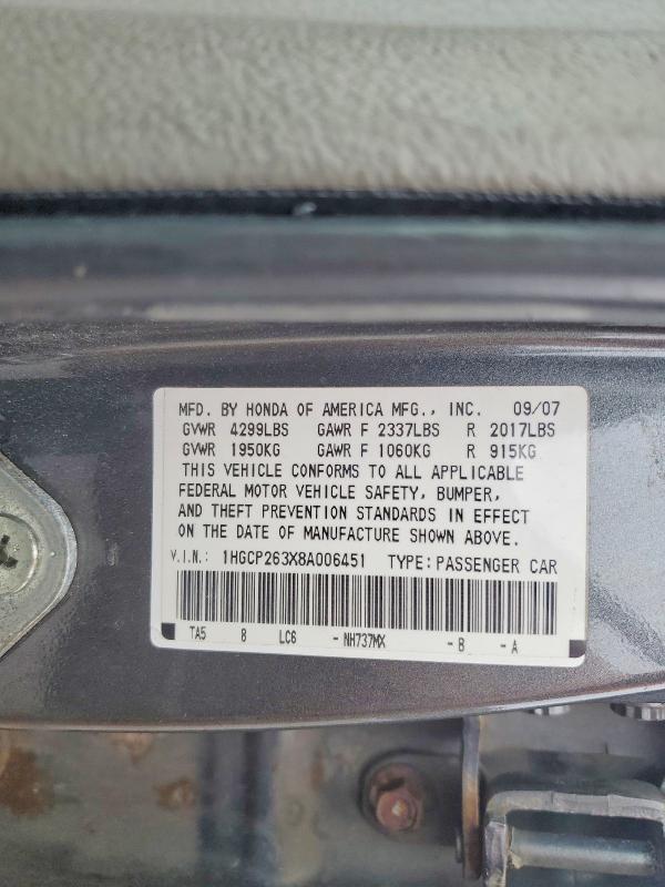 2008 Honda Accord lx