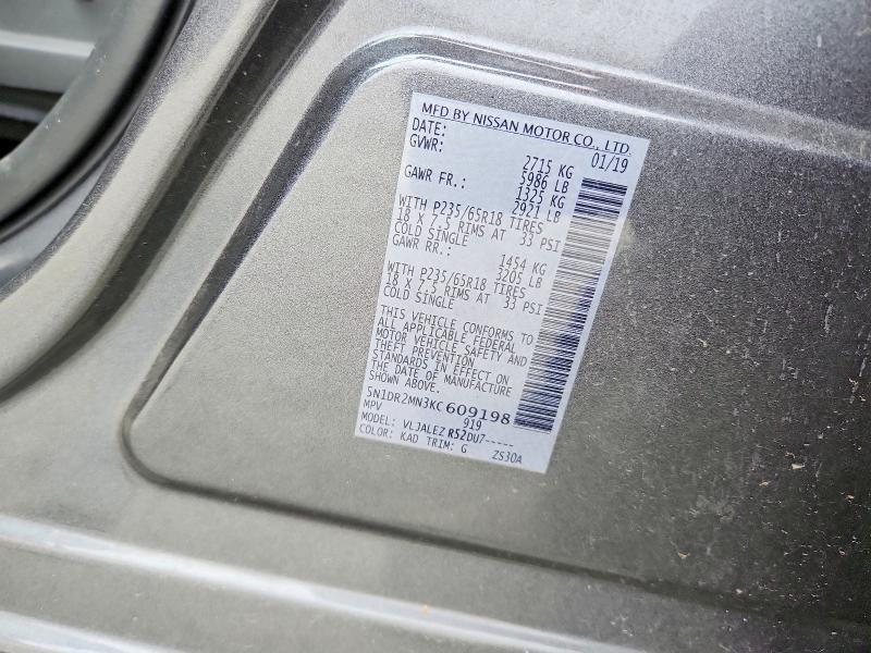 2019 Nissan Pathfinder sv