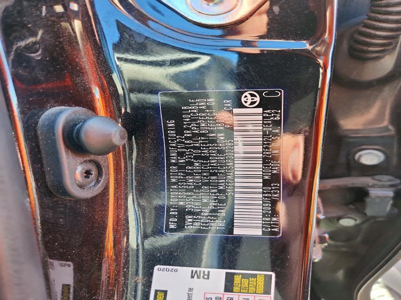 2022 Toyota Corolla le