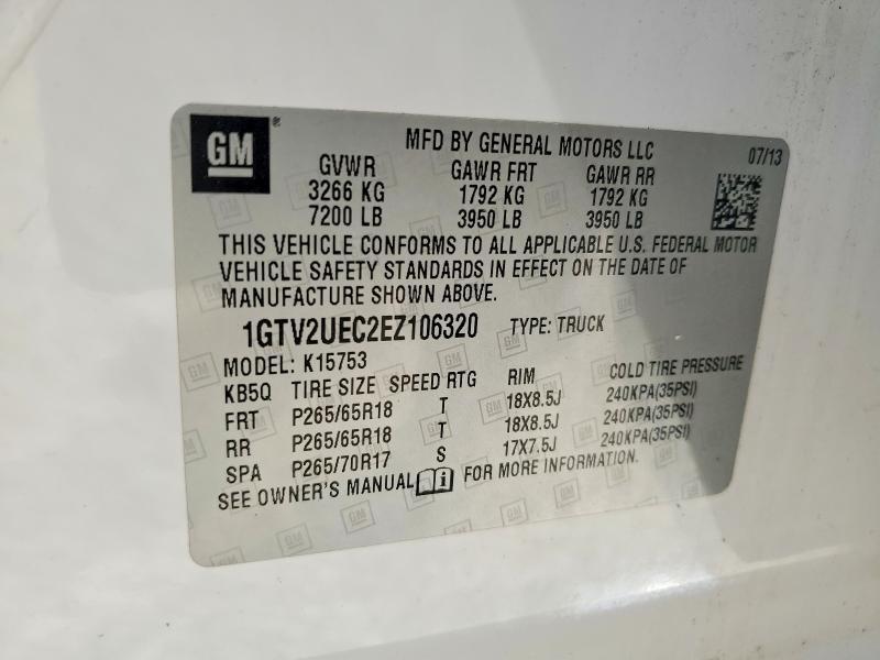 2014 GMC Sierra K1500 sle
