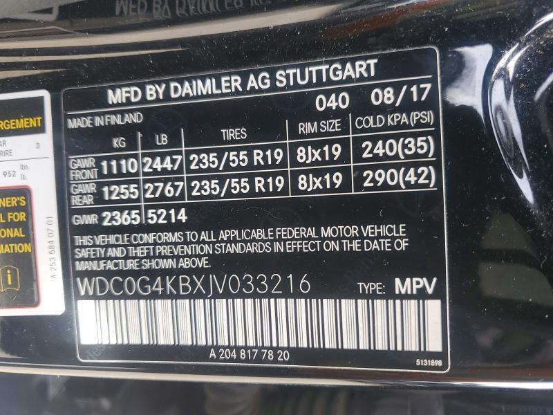 2018 Mercedes-Benz Glc 300 4matic