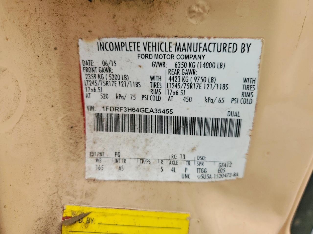 2016 Ford F350 Super Duty Flatbed Truck