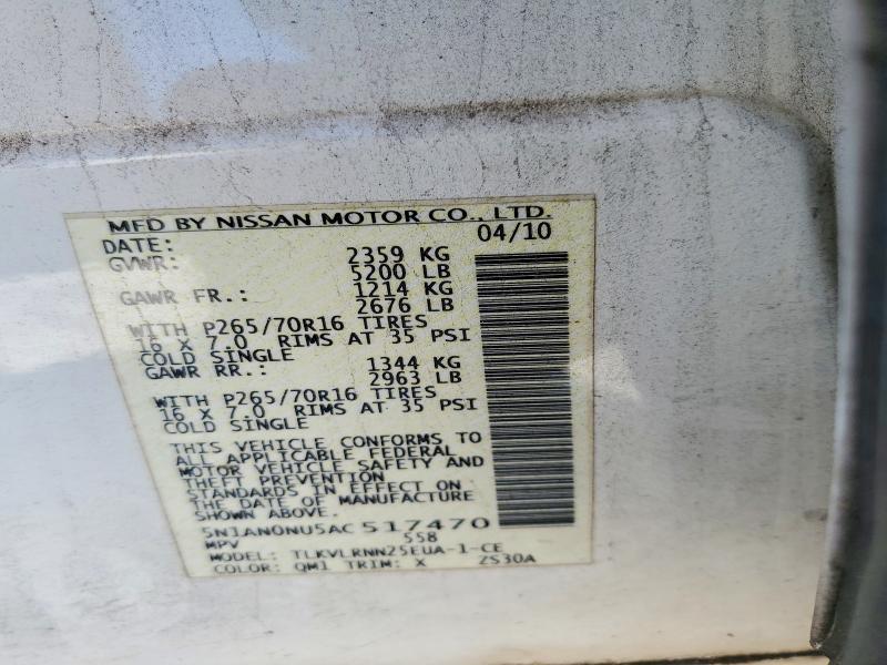 2010 Nissan Xterra x