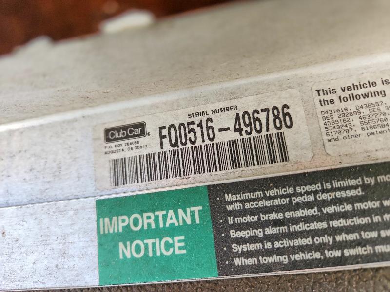 2005 Club Car Golf Cart