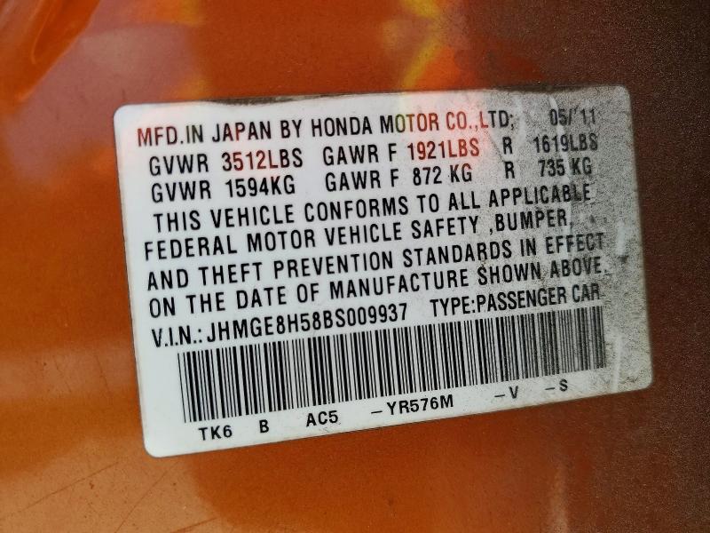 2011 Honda Fit Sport