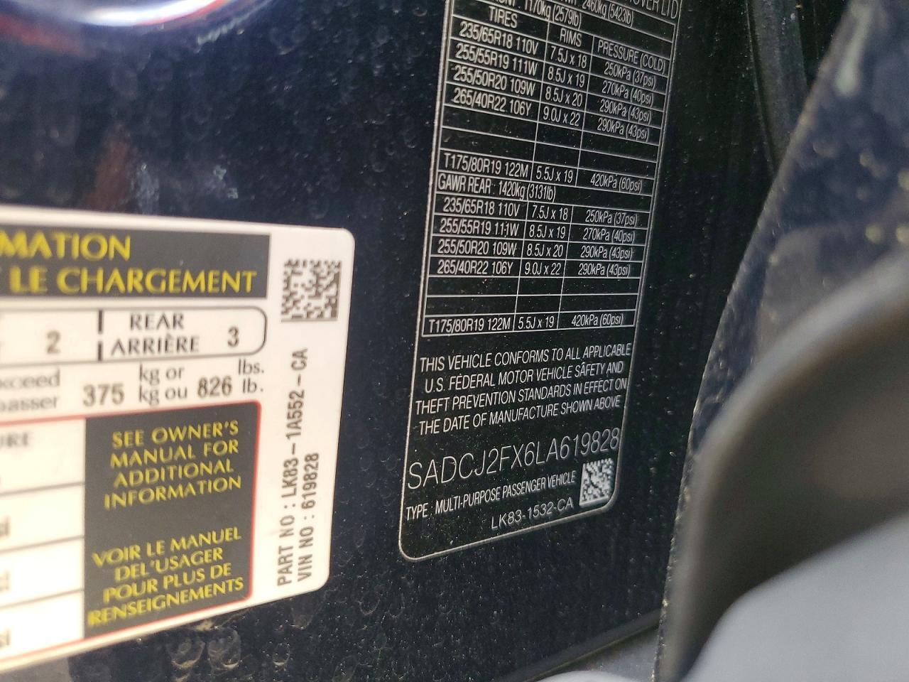 2020 Jaguar F-pace Premium