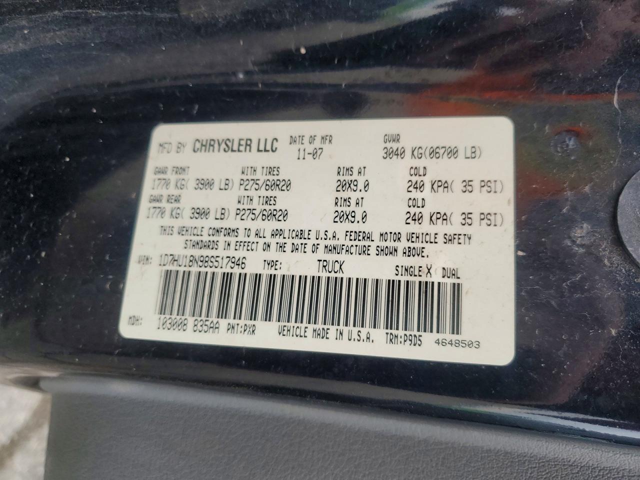 2008 Dodge RAM 1500 ST