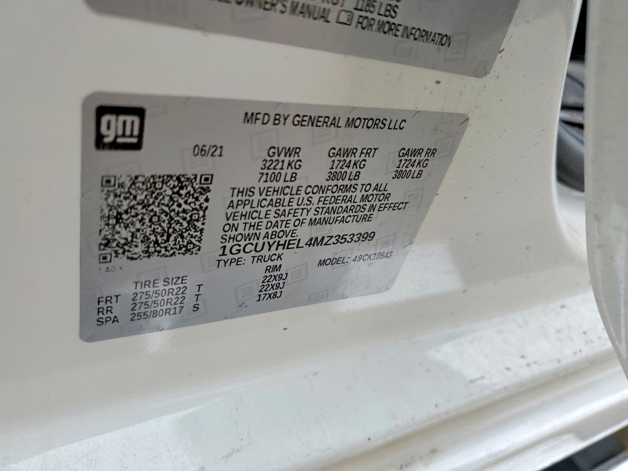 2021 Chevrolet Silverado K1500 High Country