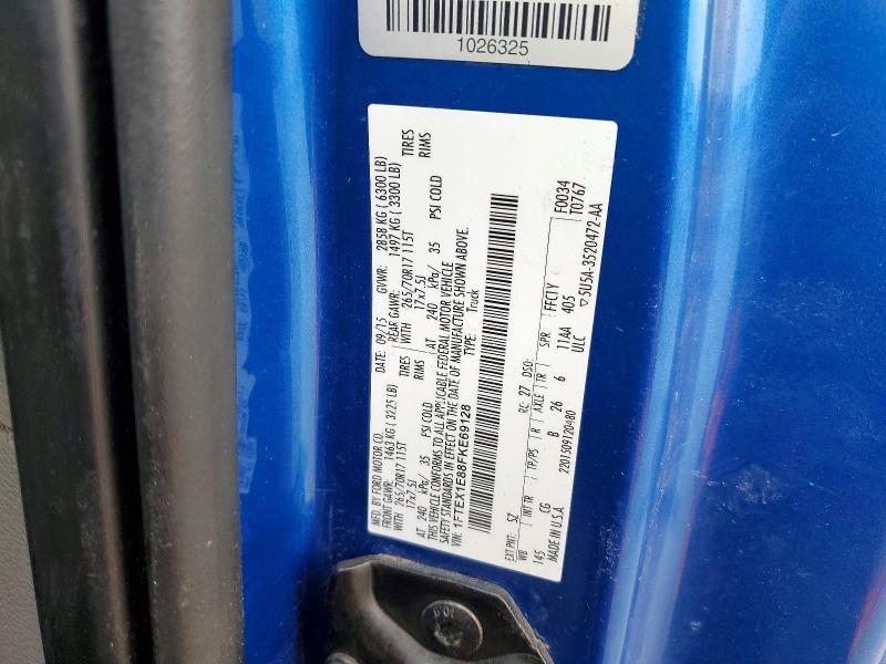 2015 Ford F150 Super cab