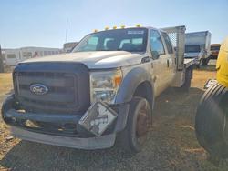 Salvage trucks for sale at Sacramento, CA auction: 2012 Ford F450 Super Duty Flatbed Truck