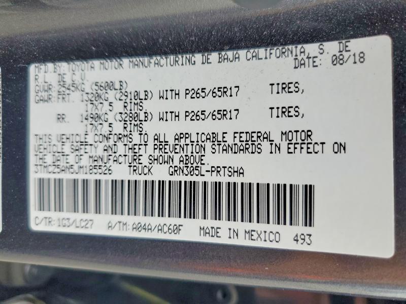 2018 Toyota Tacoma TRD Sport