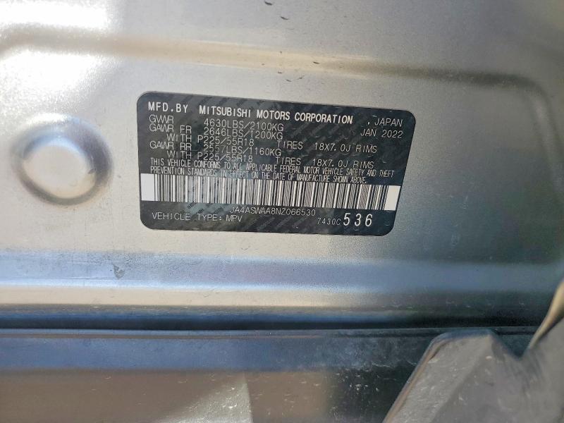 2022 Mitsubishi Eclipse Cross se