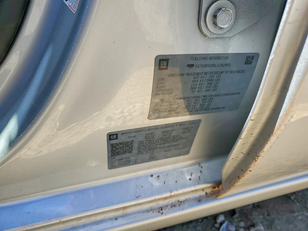 2020 GMC Sierra K1500 SLT