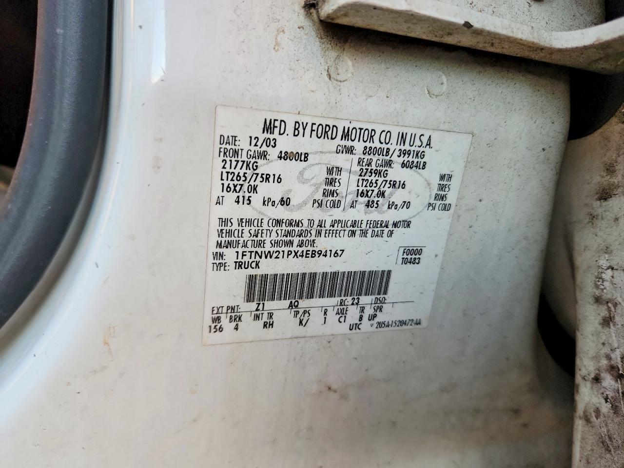 2004 Ford F250 Super Duty