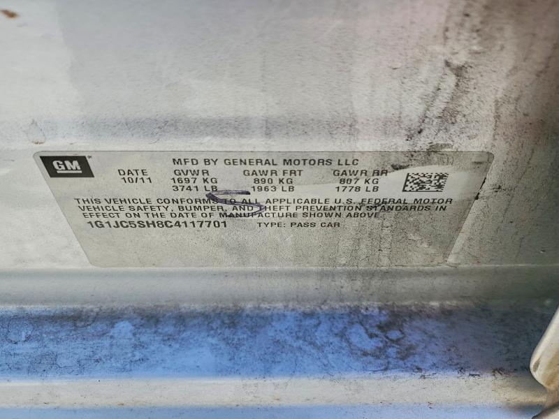 2012 Chevrolet Sonic lt