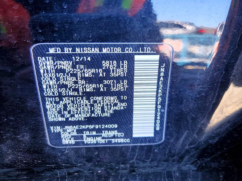 2015 Nissan Quest 3.5 s