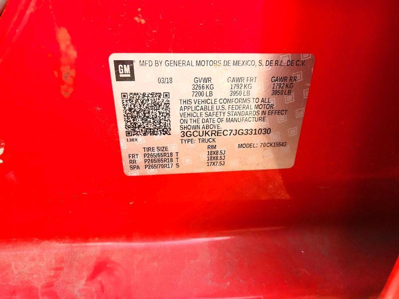 2018 Chevrolet Silverado K1500 LT