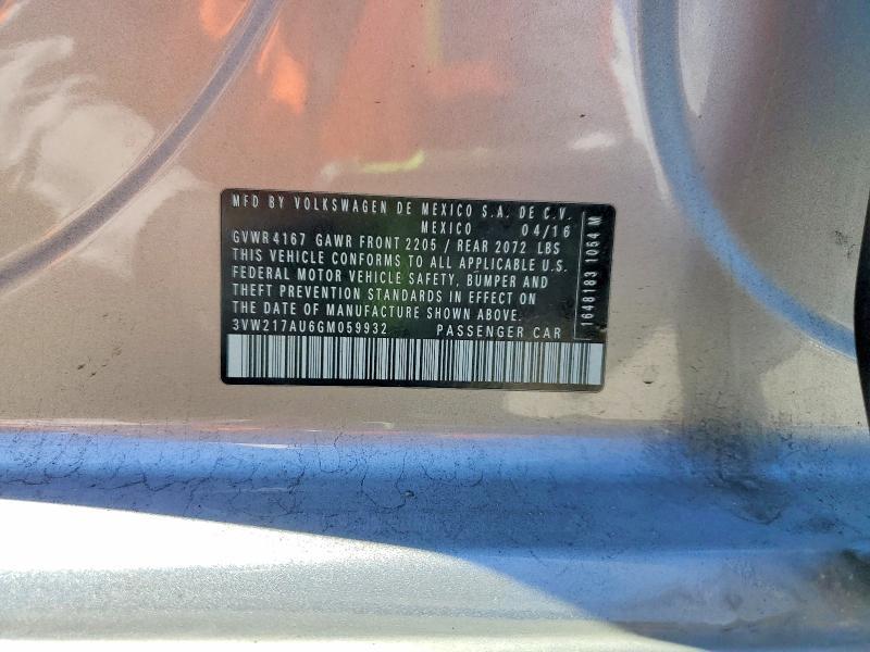 2016 Volkswagen Golf s