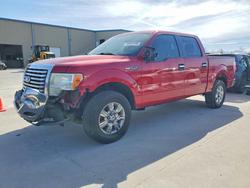 Salvage trucks for sale at Wilmer, TX auction: 2012 Ford F150 Supercrew