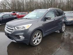 Ford salvage cars for sale: 2018 Ford Escape Titanium