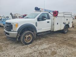 Salvage trucks for sale at Des Moines, IA auction: 2017 Ford F550 Super Duty Utility / Service Truck